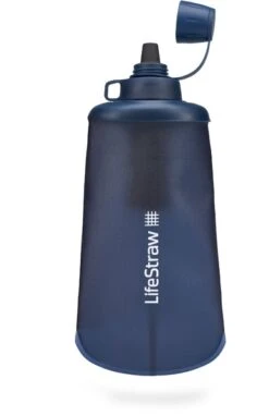 Lifestraw Peak Opvouwbare Waterfilter Fles - 650 Ml - Blauw -Lasiesta Winkel 1900 1900 00104066 03