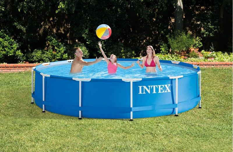 Intex Metal Frame Pool - 366 X 76 Cm 4 Intex Metal Frame Pool - 366 X 76 Cm - Afbeelding 2