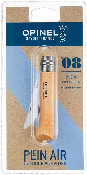 Opinel N°08 Inox RVS Zakmes 6 Opinel N°08 Inox RVS Zakmes - Afbeelding 4