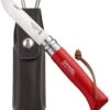 Opinel N°08 Inox RVS Zakmes - Rood -Lasiesta Winkel 5118 t23le 08 resultaat