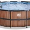 EXIT TOYS EXIT Wood Zwembad - 427 X 122 Cm - Met Zandfilterpomp En Trap -Lasiesta Winkel 650 1200 exit 30 27 14 10 int 1