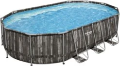 Bestway Power Steel Oval Zwembad - 610 X 366 X 122 Cm - Met Filterpomp En Accessoires -Lasiesta Winkel 668 1200 5611s 5611r 0055 pr web
