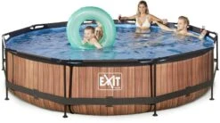 EXIT TOYS EXIT Wood Zwembad - 360 X 76 Cm - Met Filterpomp -Lasiesta Winkel 670 1200 exit 30 12 12 10 int 3