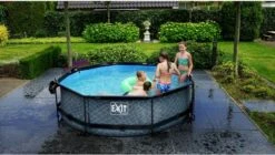 EXIT TOYS EXIT Wood Zwembad - 300 X 76 Cm - Met Filterpomp -Lasiesta Winkel 681 1200 exit 30 12 10 10 int 6
