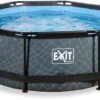 EXIT TOYS EXIT Stone Zwembad - 244 X 76 Cm - Met Filterpomp -Lasiesta Winkel 724 1200 exit 30 12 08 00 int 1