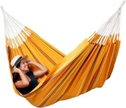 La Siesta Currambera 2 Persoons Hangmat - Apricot -Lasiesta Winkel 800 934 cuh16 5 currambera apricot cotton double classic hammock image 02