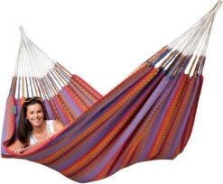 La Siesta Carolina 2 Persoons Hangmat - Flowers -Lasiesta Winkel 800 968 cah16 2 carolina flowers cotton double classic hammock image 02