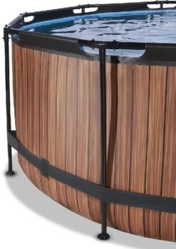 EXIT TOYS EXIT Wood Zwembad - 360 X 122 Cm - Met Zandfilterpomp En Trap -Lasiesta Winkel 900 638 exit 30 27 12 10 int 3