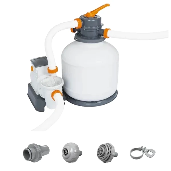 Bestway Flowclear Zandfilterpomp 5,6 M3/u 3 Bestway Flowclear Zandfilterpomp 5,6 M3/u