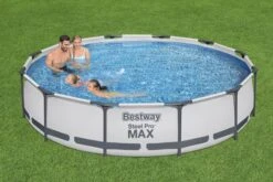 Bestway Steel Pro MAX Zwembad - 366 X 76 Cm - Met Filterpomp -Lasiesta Winkel bestway steel pro max zwembad 366 x 76 cm set 6