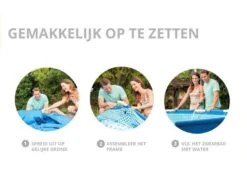 Intex Metal Frame Pool - 366 X 76 Cm - Met Filterpomp -Lasiesta Winkel intex opzetinstructie 1