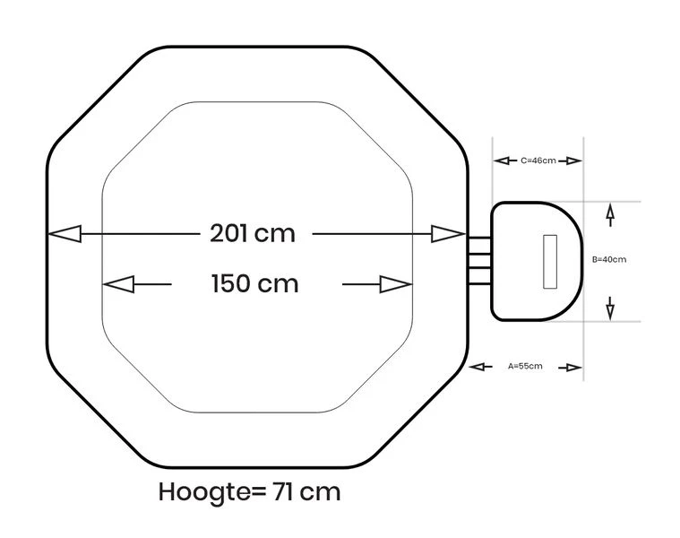 Intex Pure Spa Jet & Bubble Deluxe Opblaasbare Spa - 4 Persoons 11 Intex Pure Spa Jet & Bubble Deluxe Opblaasbare Spa - 4 Persoons - Afbeelding 9