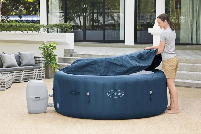 Bestway Lay-Z Spa Milan Airjet Plus Opblaasbare Spa - 6 Persoons - Afbeelding 7