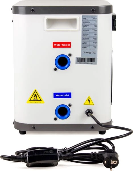 W'eau Mini Power 3kW Zwembad Warmtepomp 4 W'eau Mini Power 3kW Zwembad Warmtepomp - Afbeelding 3